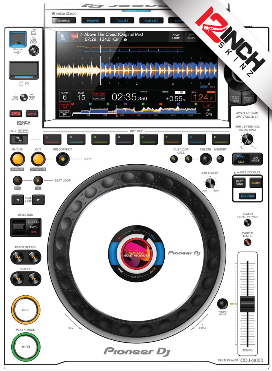 Pioneer CDJ-3000 Skinz (SINGLE) - COLORS