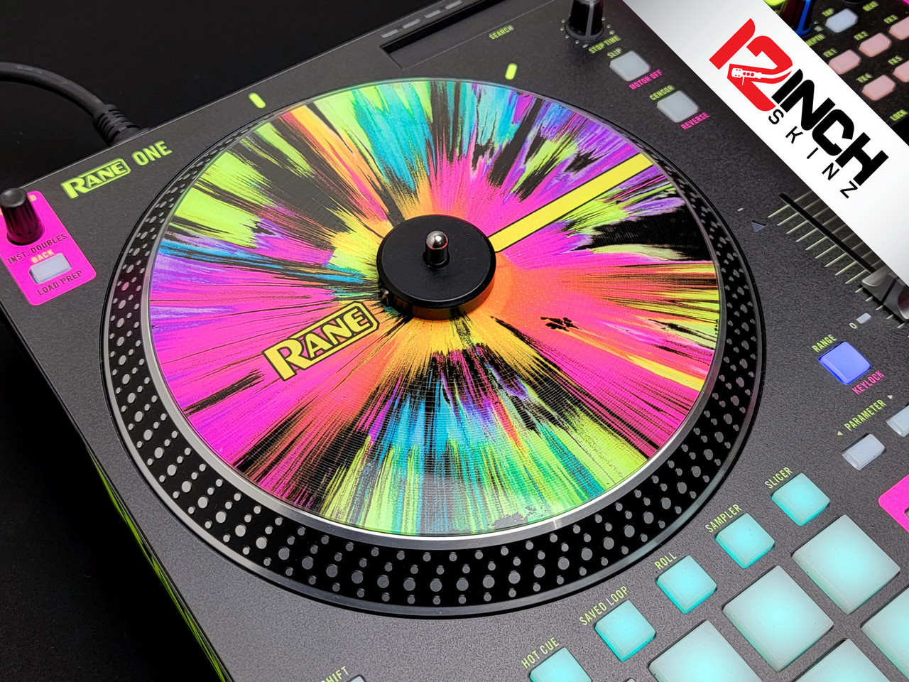 Rane One Skinz & Radial Control Discs Combo- Fluorescent (GLOW