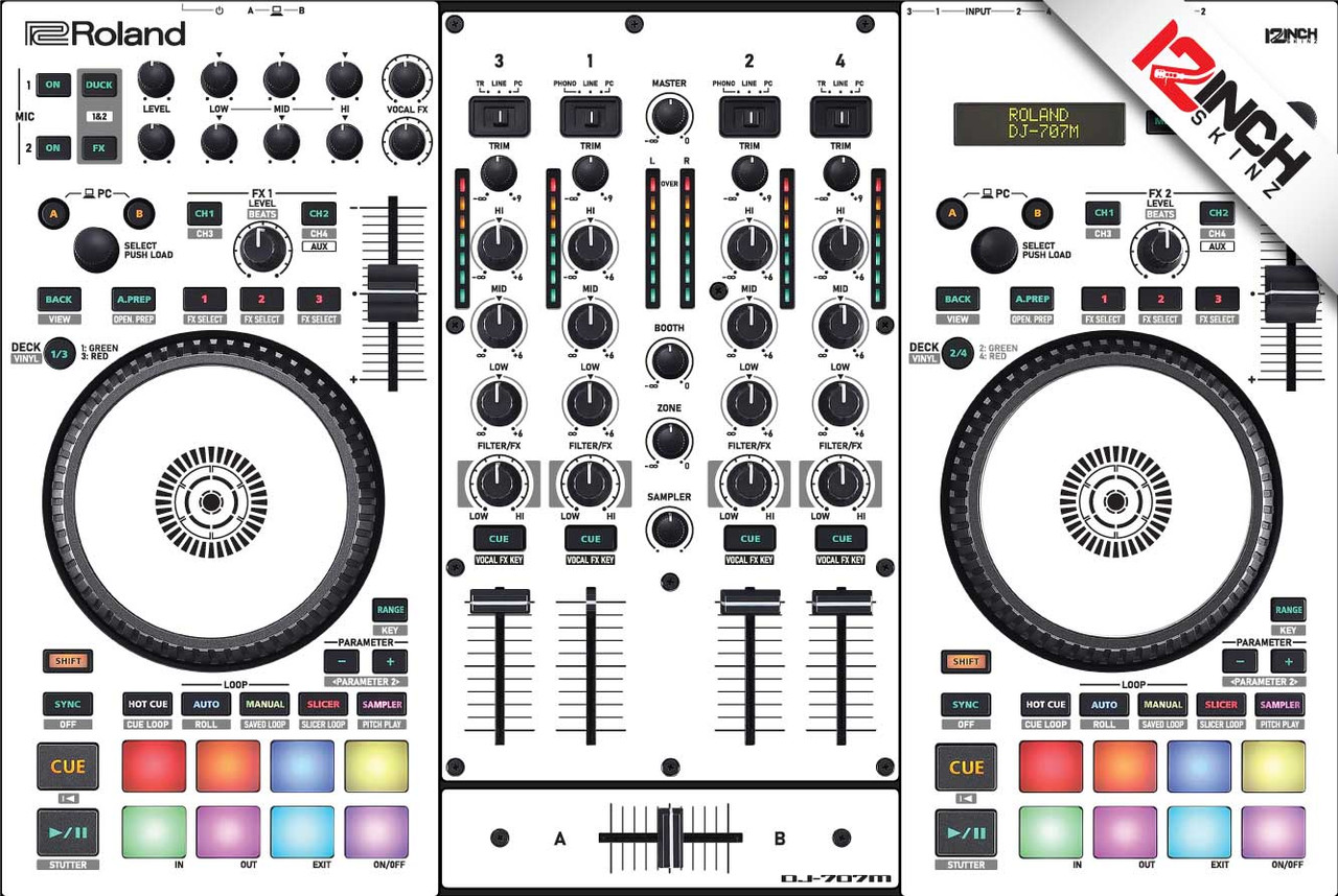 Roland DJ-707m Skinz - Colors