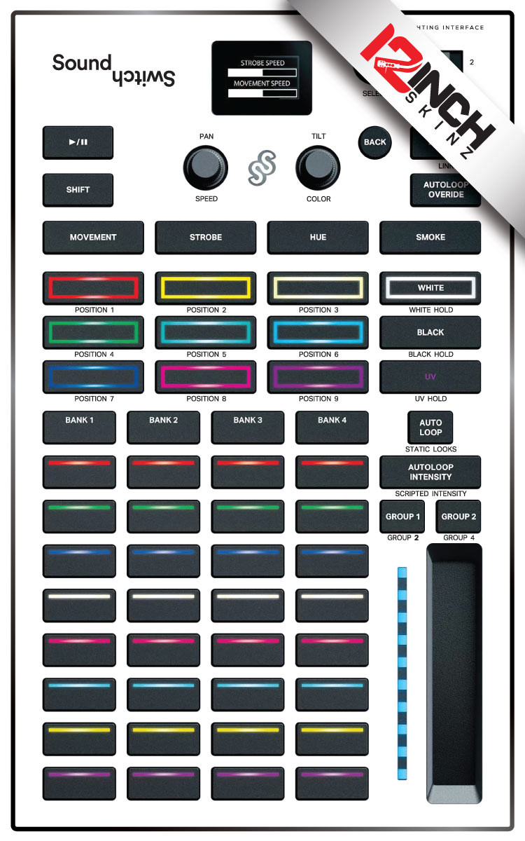 SoundSwitch Control One Skinz - Colors - 12inchSkinz