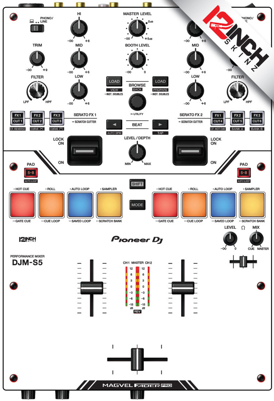 Pioneer DJM-S5 Skinz - COLORS