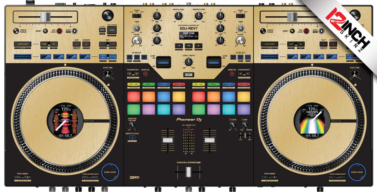 Pioneer DDJ-REV7 N/S EDITION Skinz - Metallics