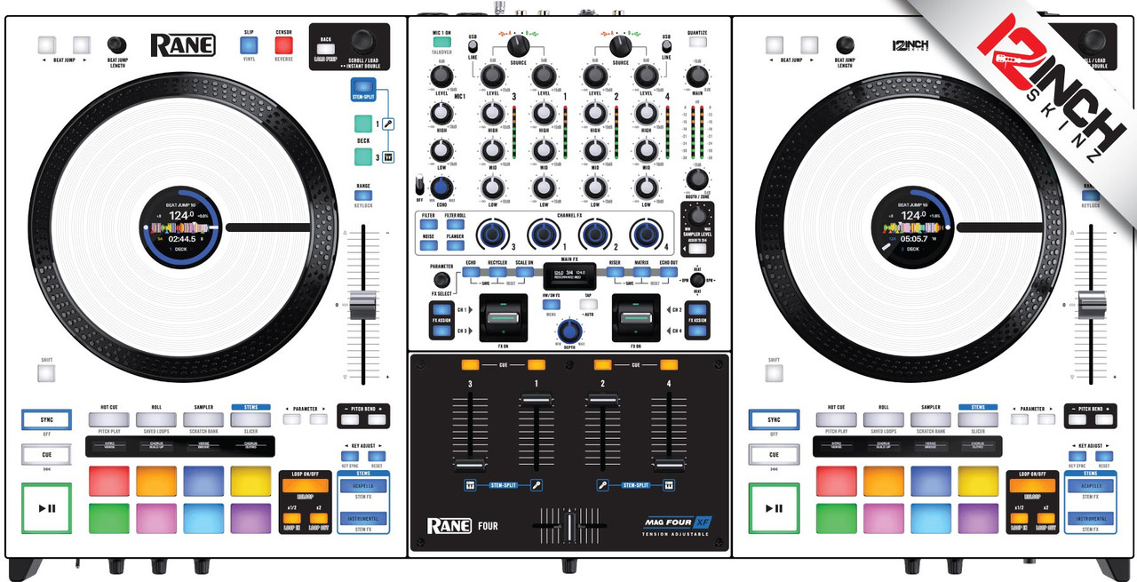 Rane Four Controller Skinz - Colors Adhesive