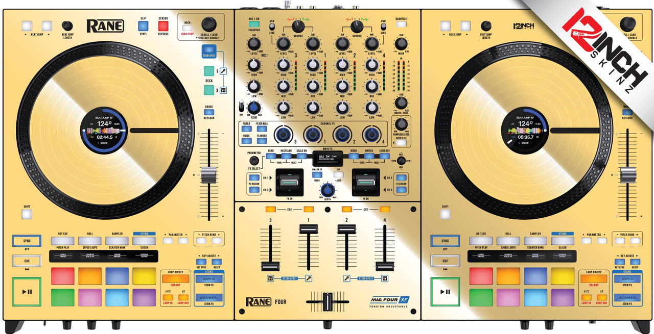 Rane Four Controller Skinz - Metallics Adhesive - 12inchSkinz