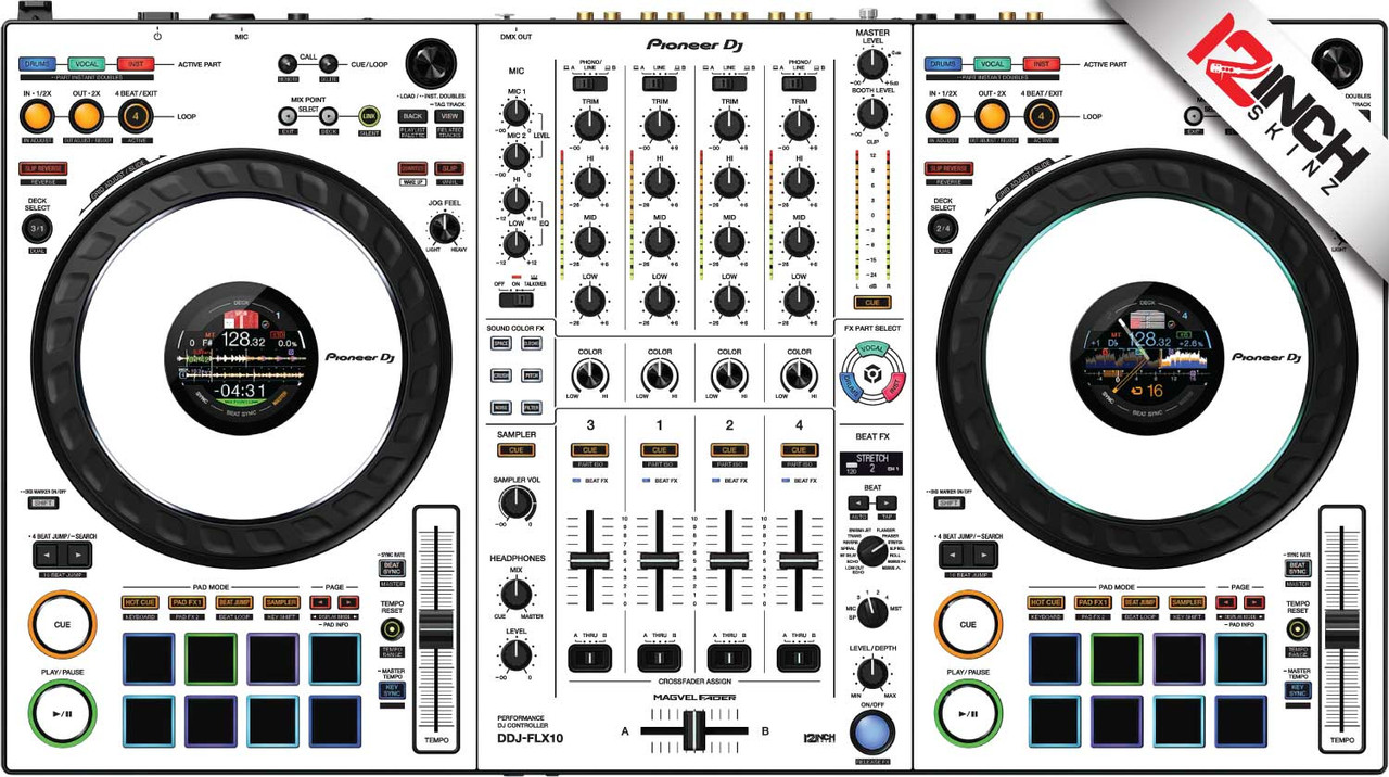 Pioneer DDJ-FLX10 Skinz - Colors