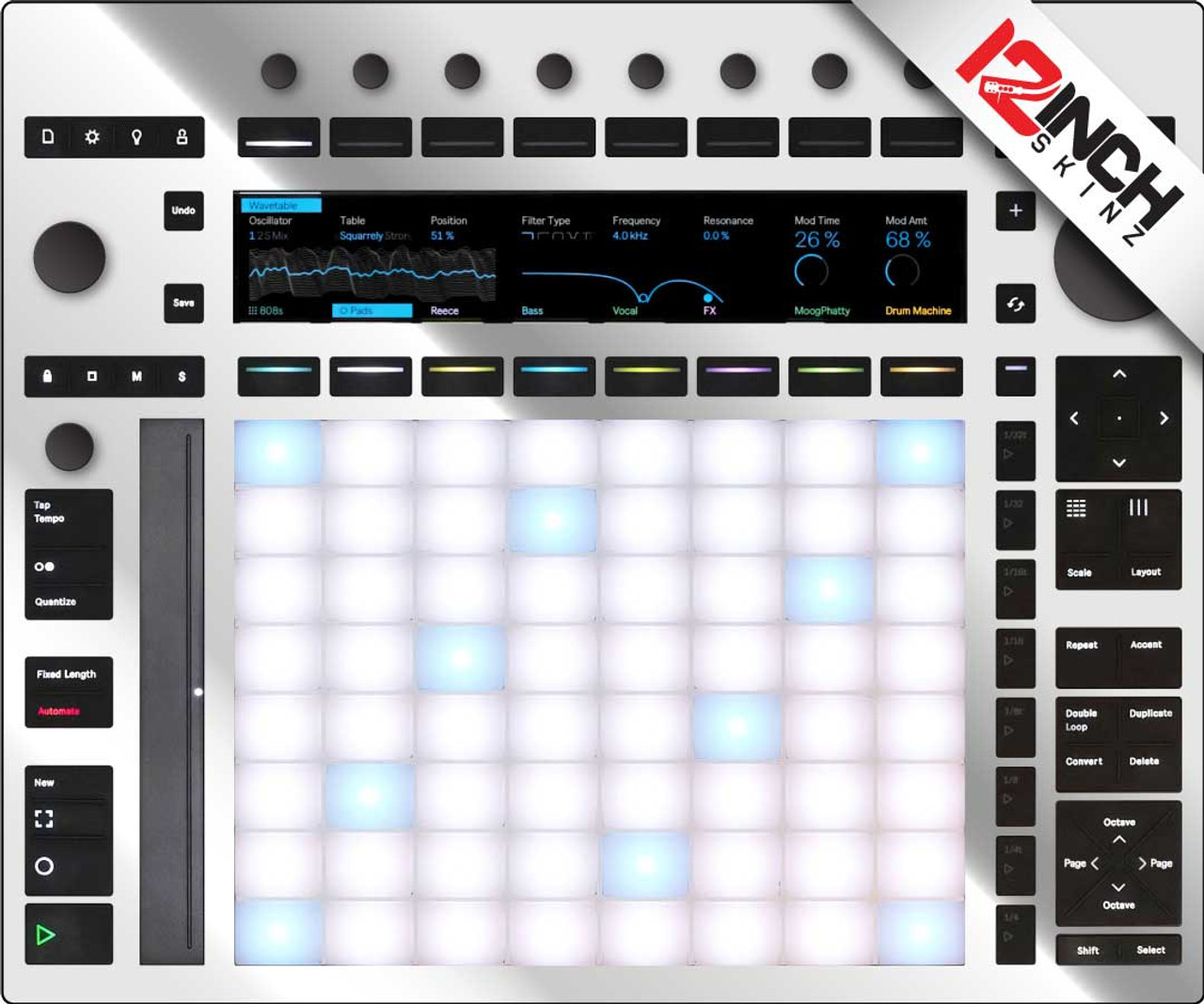 Ableton Push 3 Skinz - Metallic