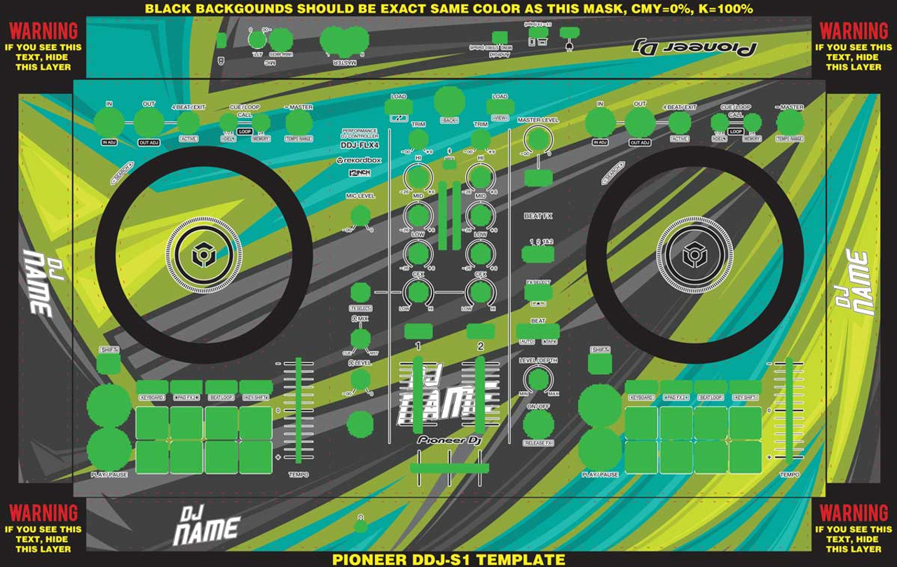 Pioneer DDJ-FLX4 Skinz - Custom