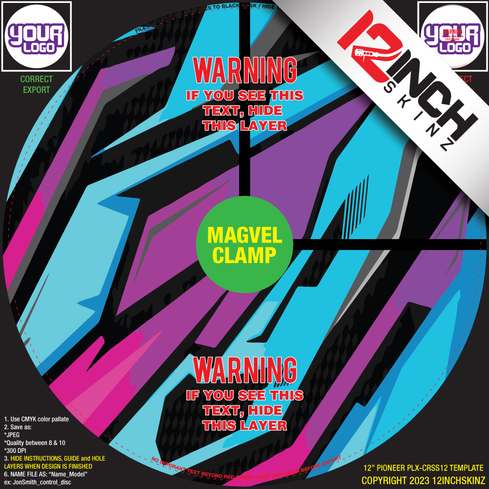 Pioneer PLX-CRSS12 Control Disc (SINGLE) - CUSTOM 12