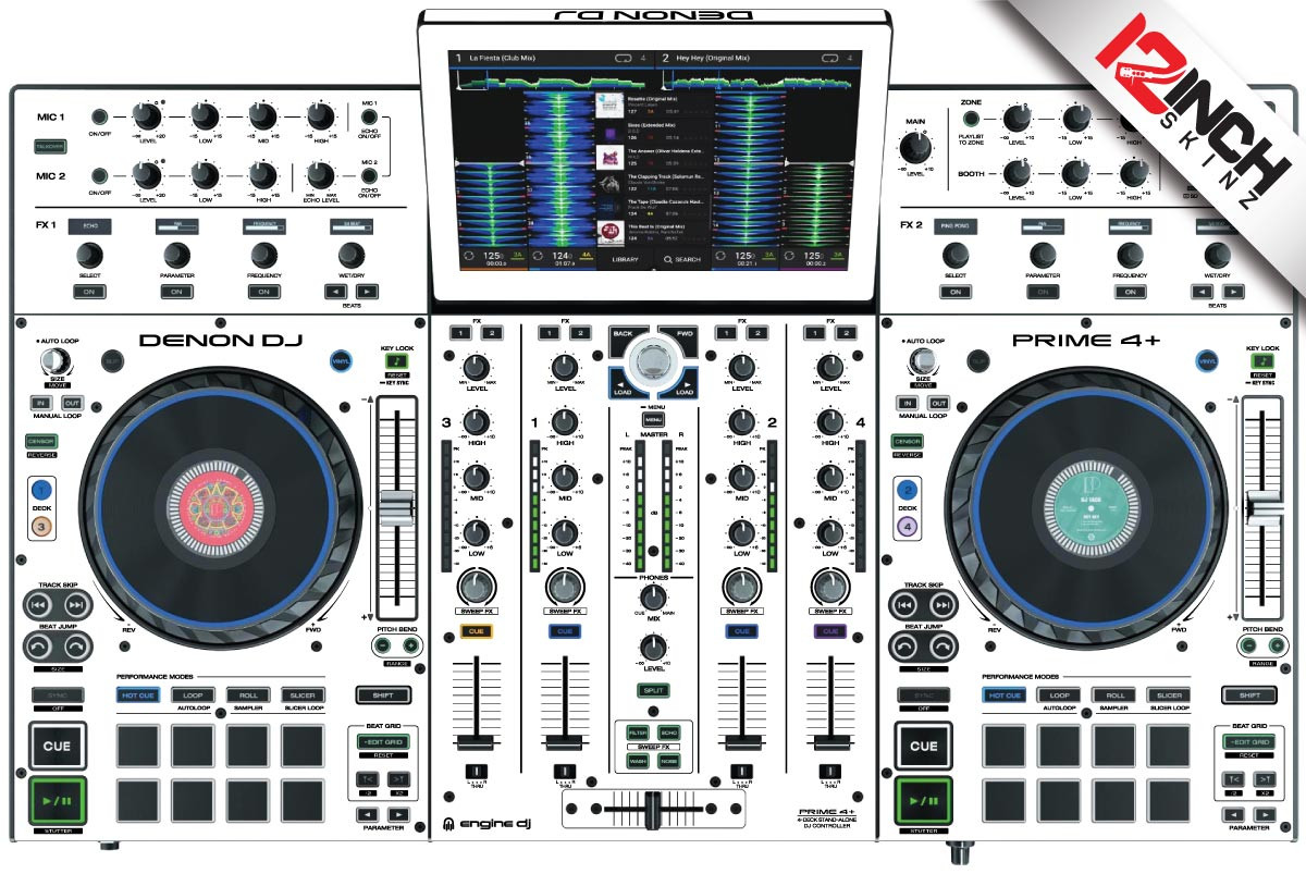 Denon PRIME 4+ Skinz - Colors - 12inchSkinz