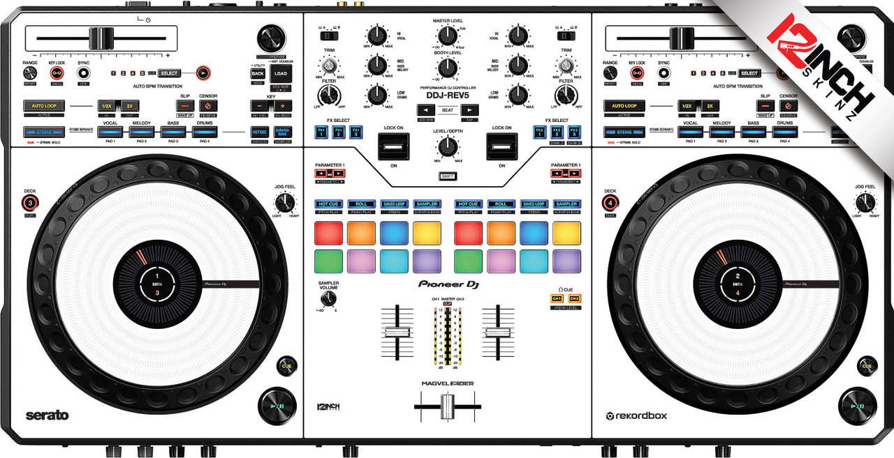 Pioneer DDJ-REV5 Skinz - Colors - 12inchSkinz