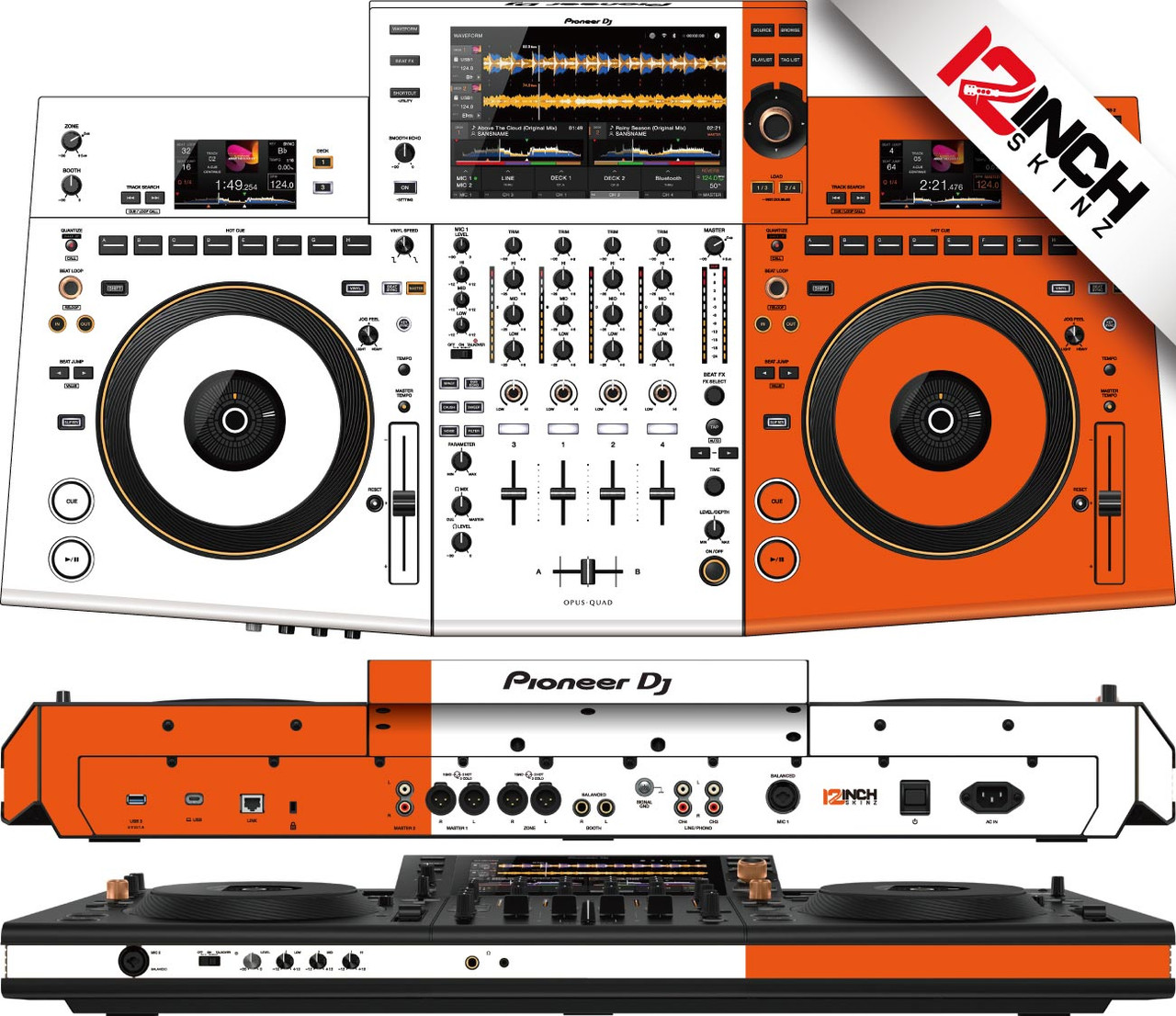 Opus- 004 “Ver. vintage skin” XLサイズ Pioneer Opus Quad Skinz - Sound Engineering (GLOW) - 12inchSkinz
