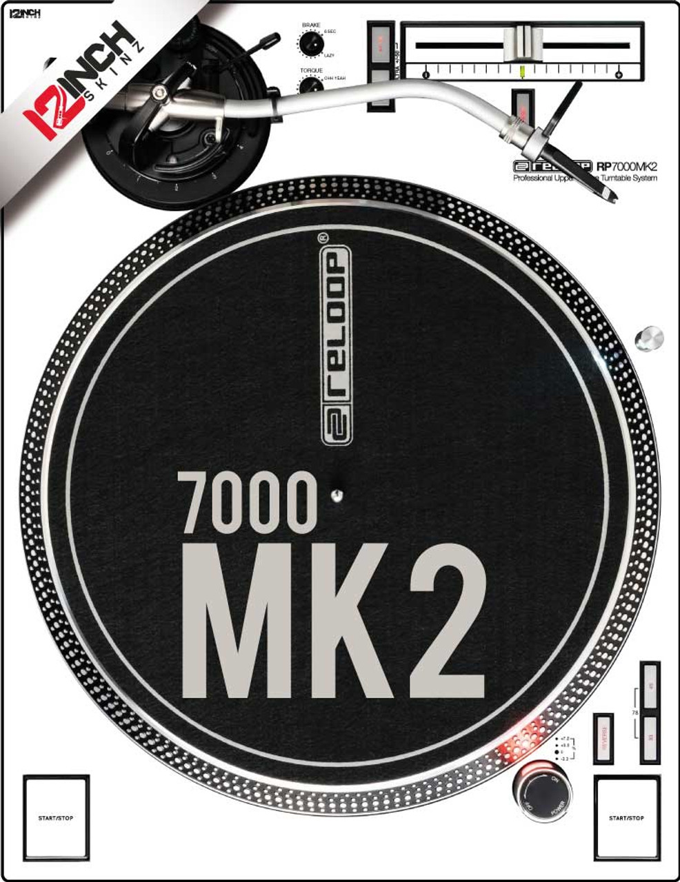 Reloop RP-7000MK2 (fits MK1) Skinz (SINGLE) - Colors