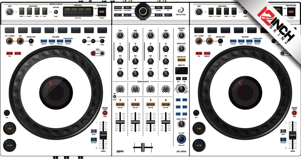 AlphaTheta DDJ-GRV6 Skinz - Colors - 12inchSkinz