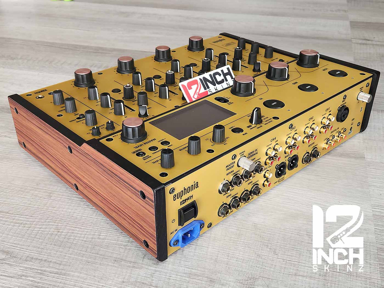 AlphaTheta Euphonia Side Panel Skinz - Woodgrain - 12inchSkinz