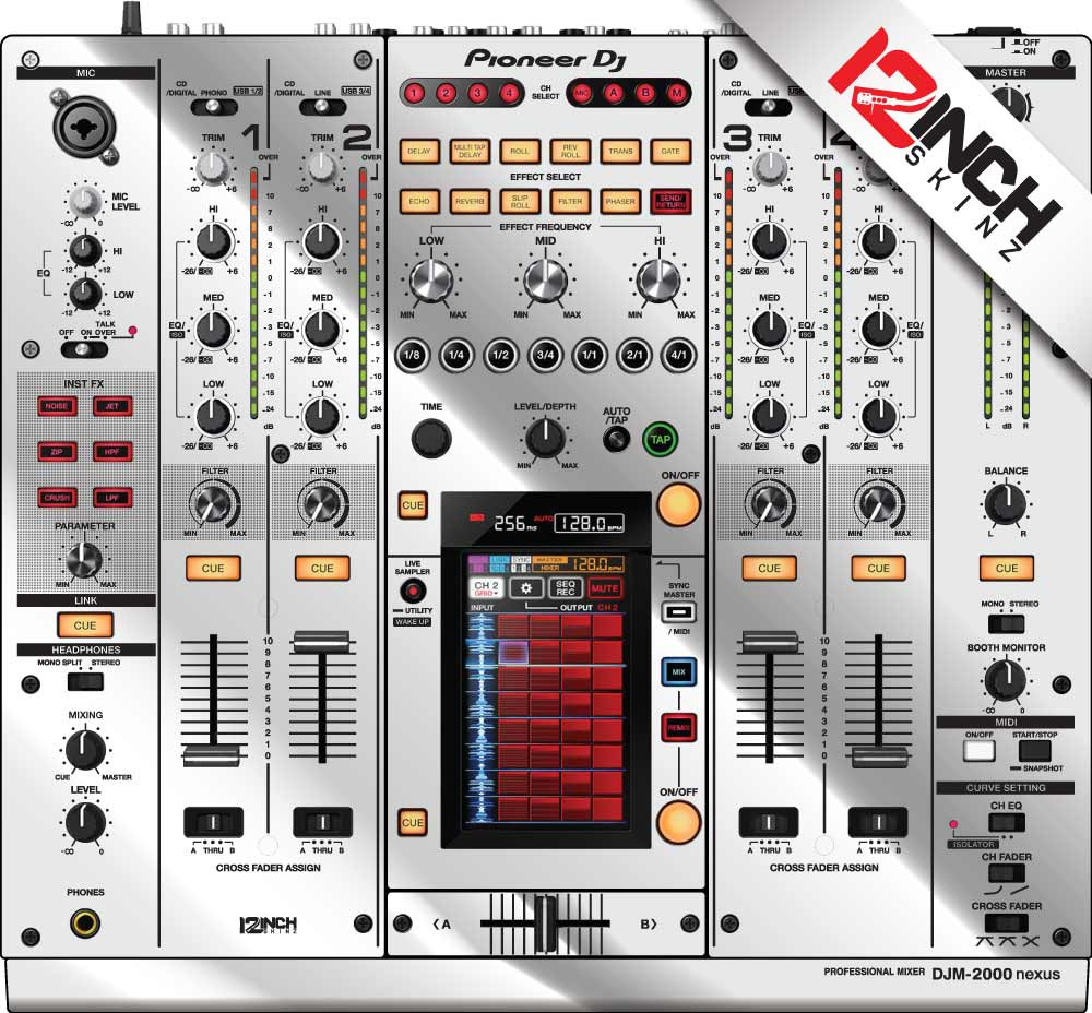 Pioneer DJM-2000 Skinz - Metallics - 12inchSkinz