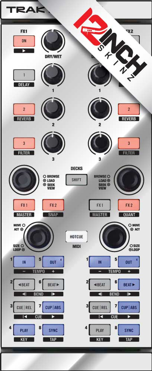 Native Instruments Kontrol X1 MK1 Skinz - Metallics