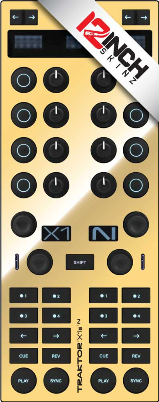 Native Instruments Kontrol X1 MK3 Skinz - Metallics