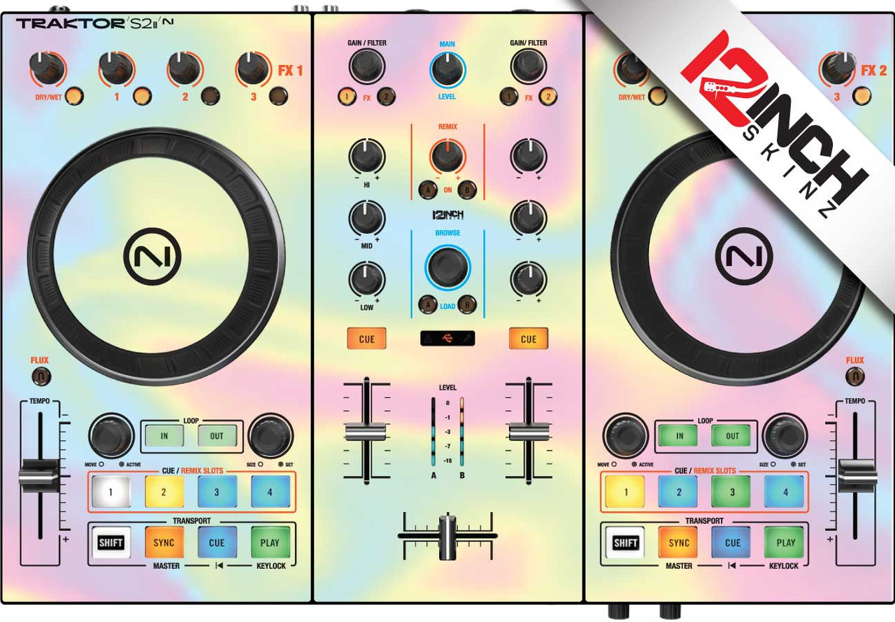 Native Instruments Kontrol S2 MK2 Skinz - Mirror Holographic