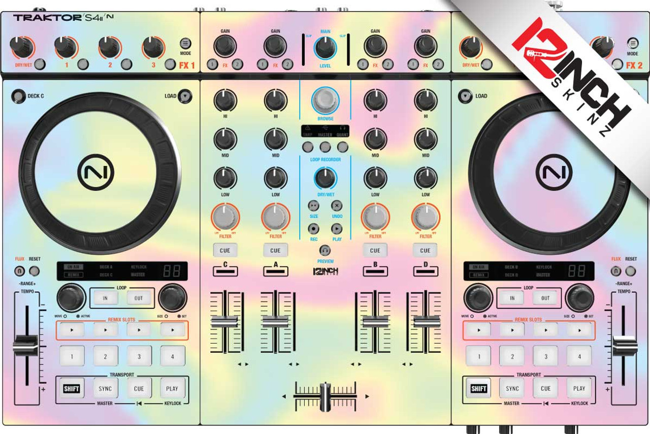Native Instruments Kontrol S4 MK2 Skinz - Mirror Holographic