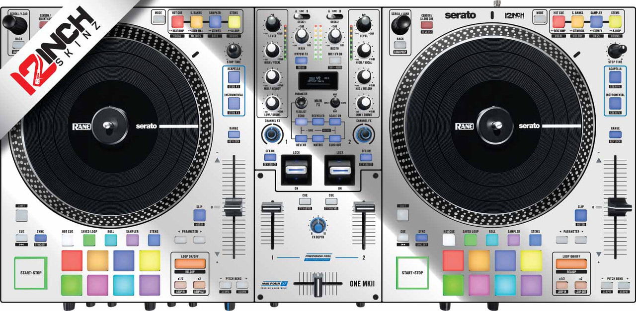 Rane One MK2 Skinz - Metallics Adhesive - 12inchSkinz