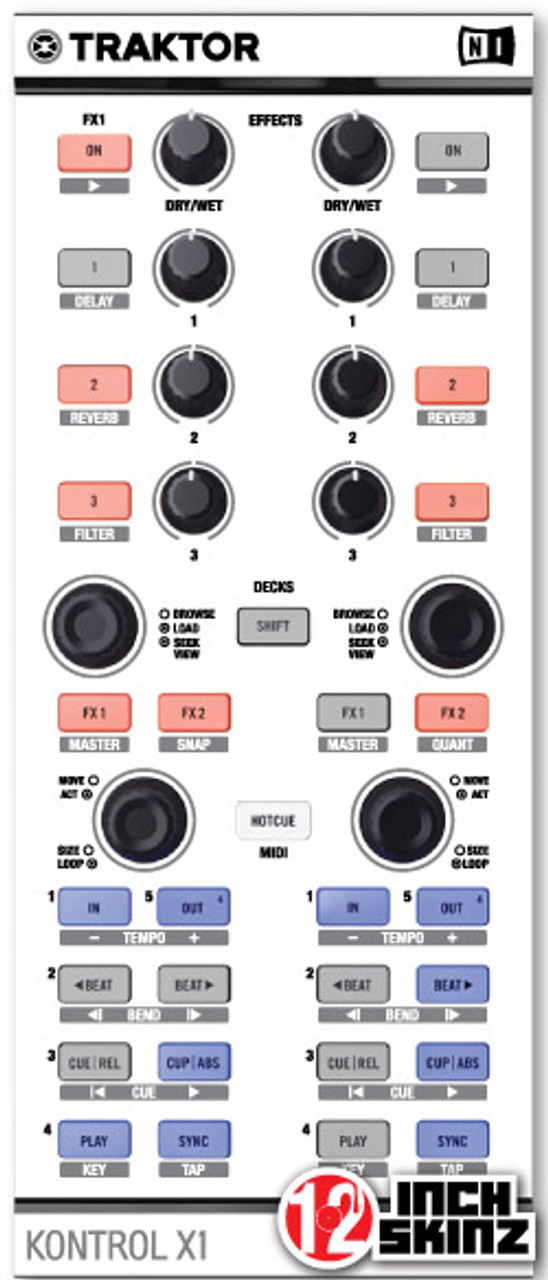 Native Instruments Kontrol X1 Skinz - Colors