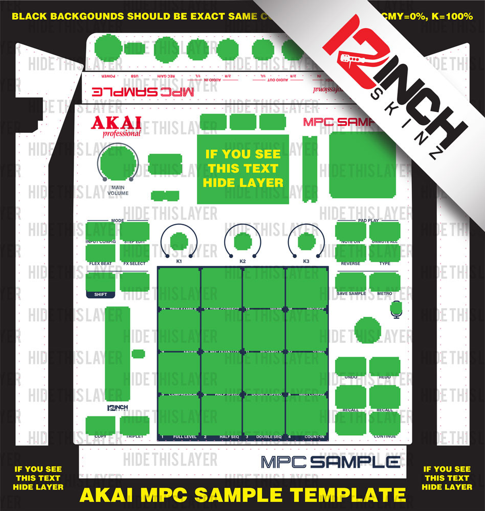 AKAI MPC Sample Skinz - Custom