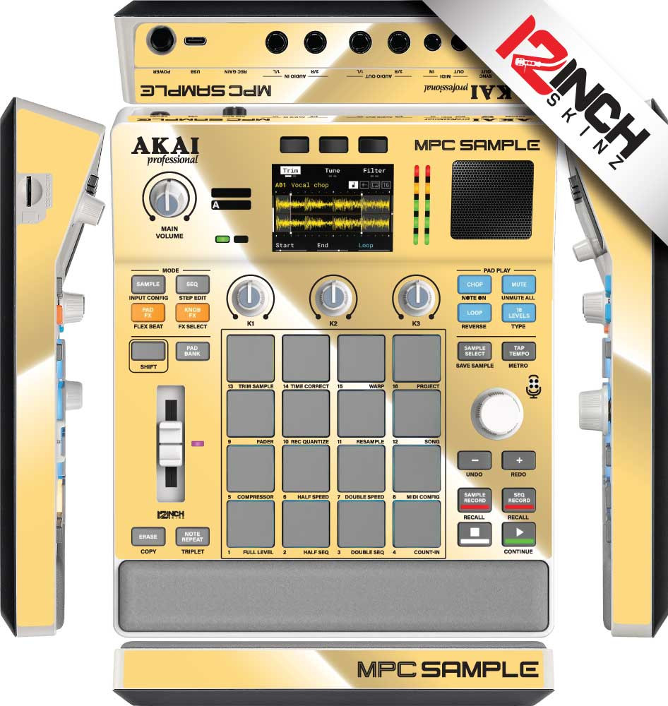 Akai MPC Sample Skinz - Metallics