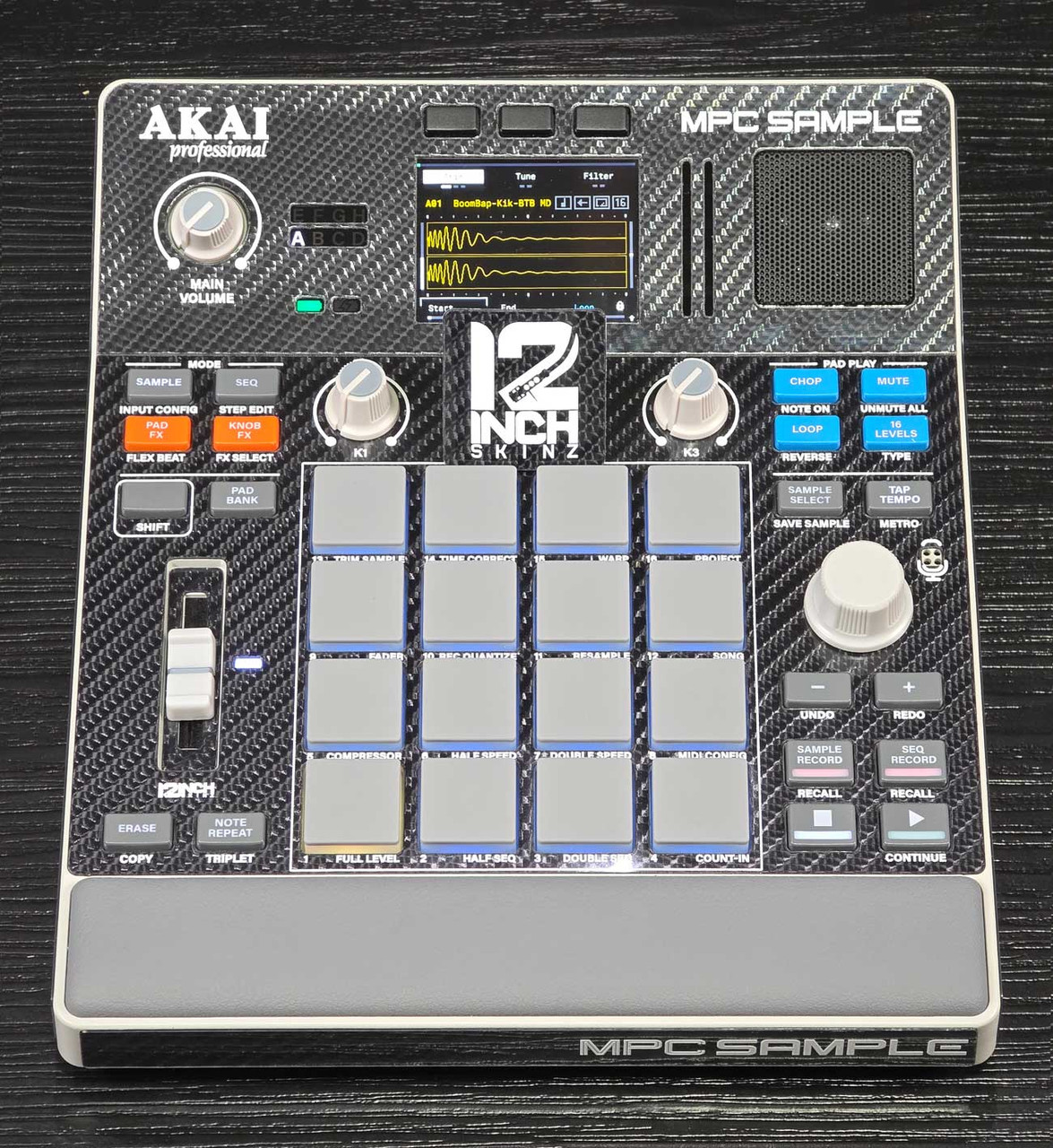 Akai MPC Sample Skinz - Carbon Fiber