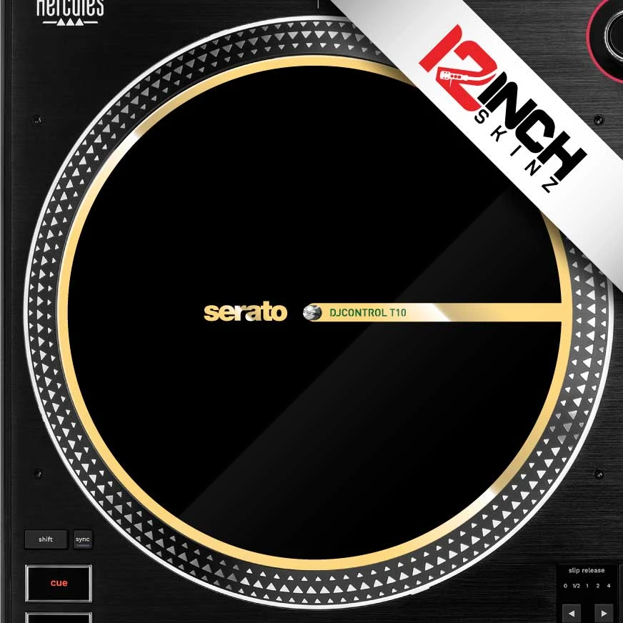 Control Disc Hercules DJControl T10  (SINGLE) - Cue Metallics 10"