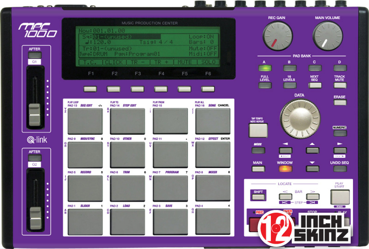 Akai MPC1000 Skinz - COLORS - 12inchSkinz