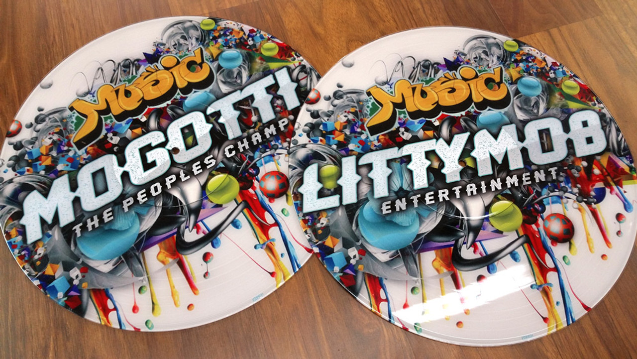 Serato Control Vinyl Custom (PAIR) - Standard - 12inchSkinz