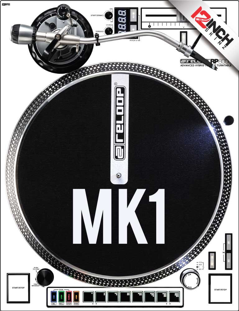 Reloop RP-8000MK1 Skinz (SINGLE) - Colors - 12inchSkinz