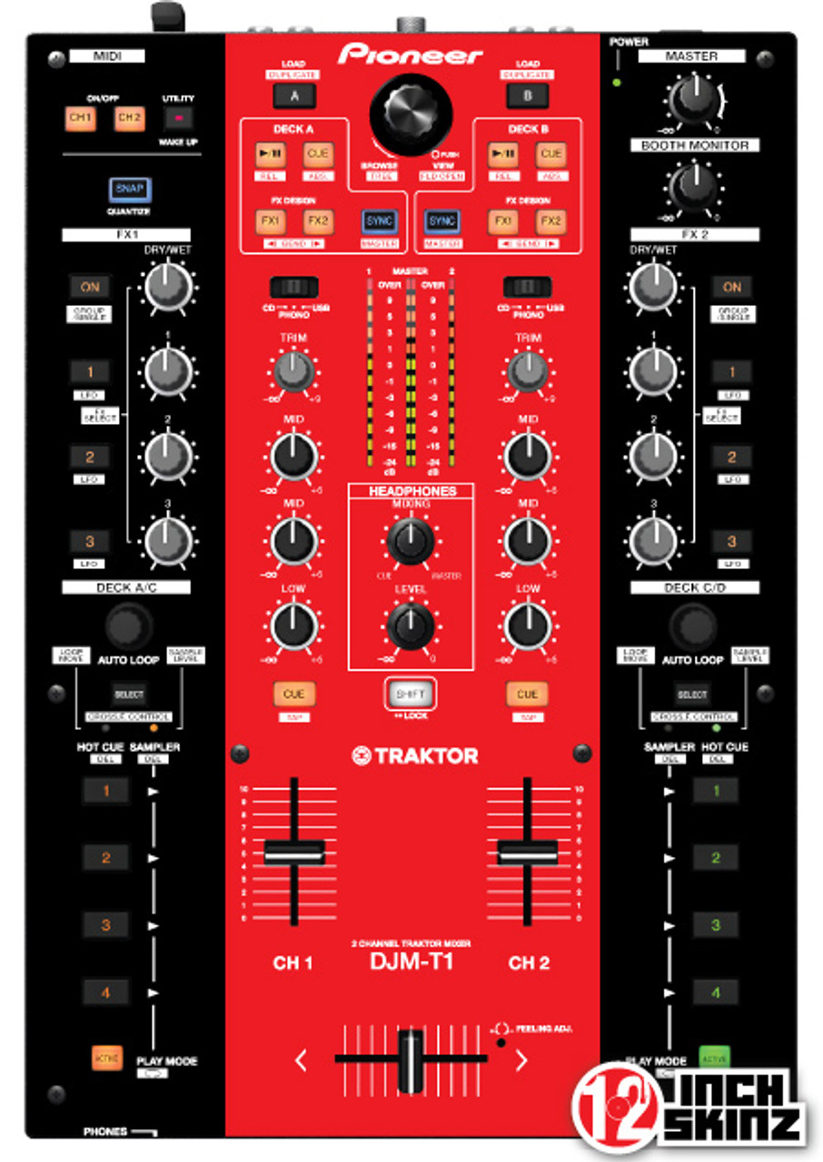 Pioneer DJM-T1 Skinz - Colors - 12inchSkinz