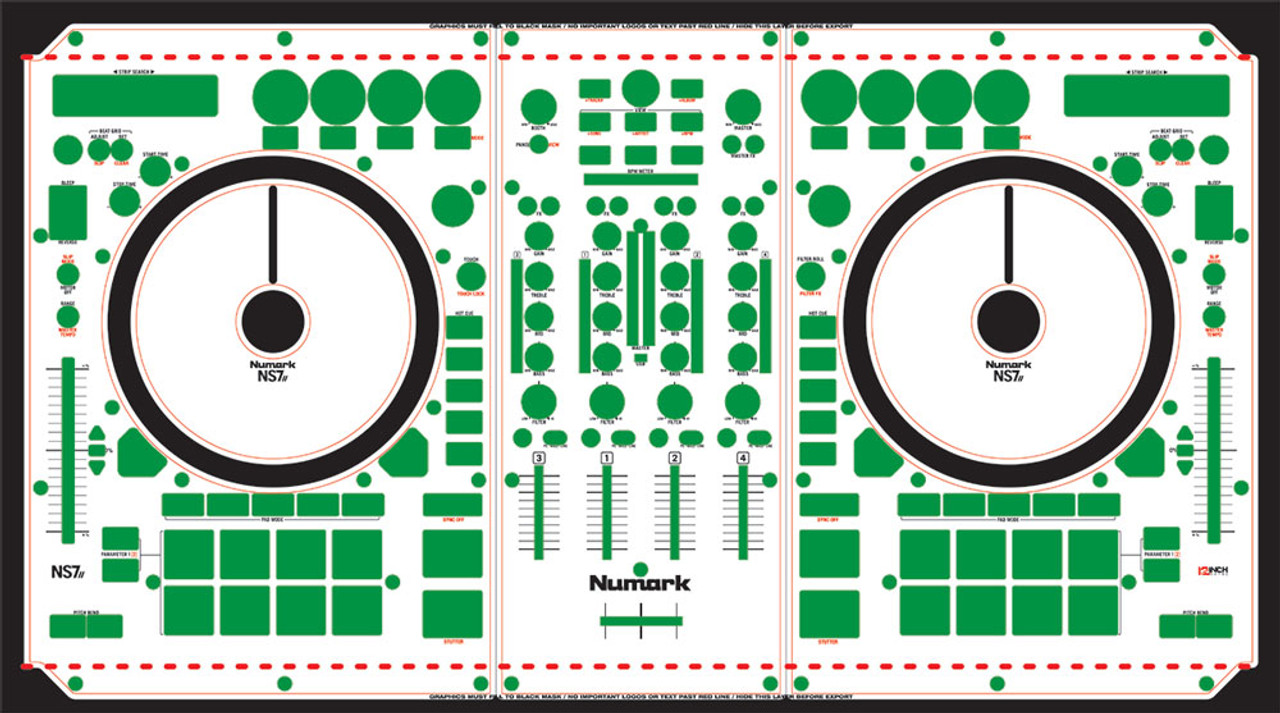 Numark NS7II Skinz- CUSTOM