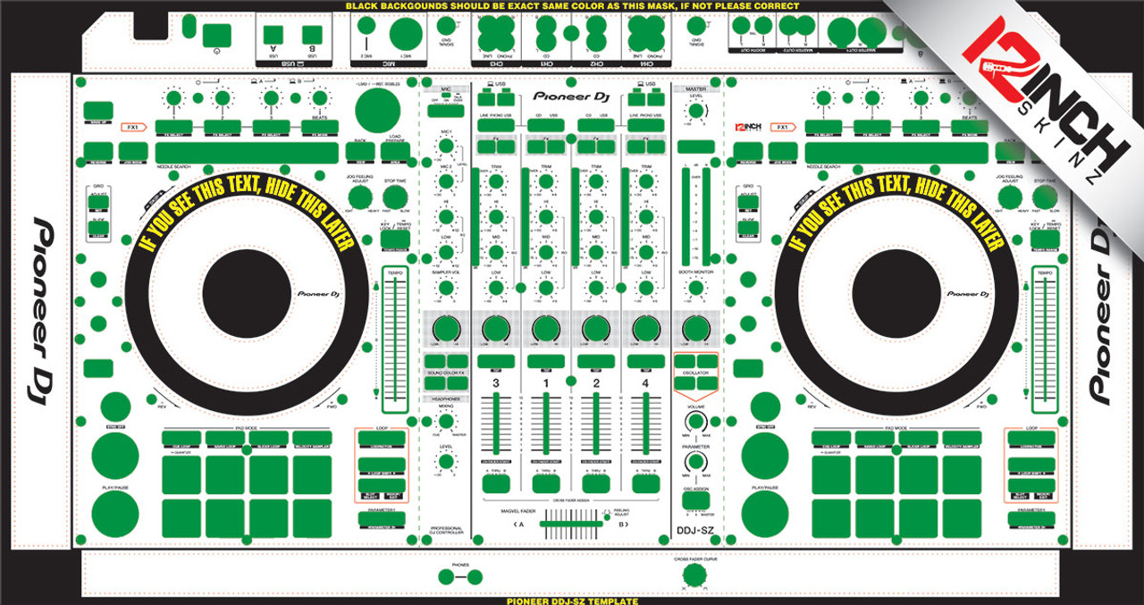 Pioneer DDJ-SZ Skinz- CUSTOM