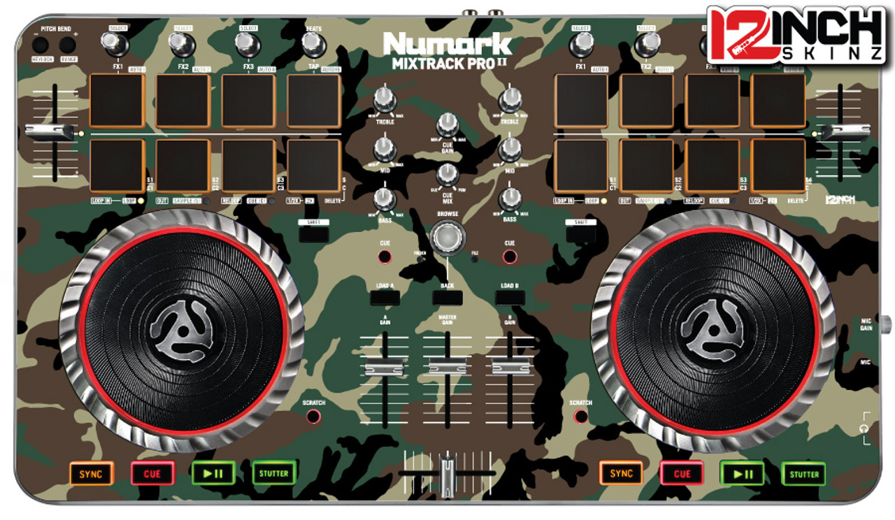 Numark Mixtrack Pro 2 Skinz - Camouflage