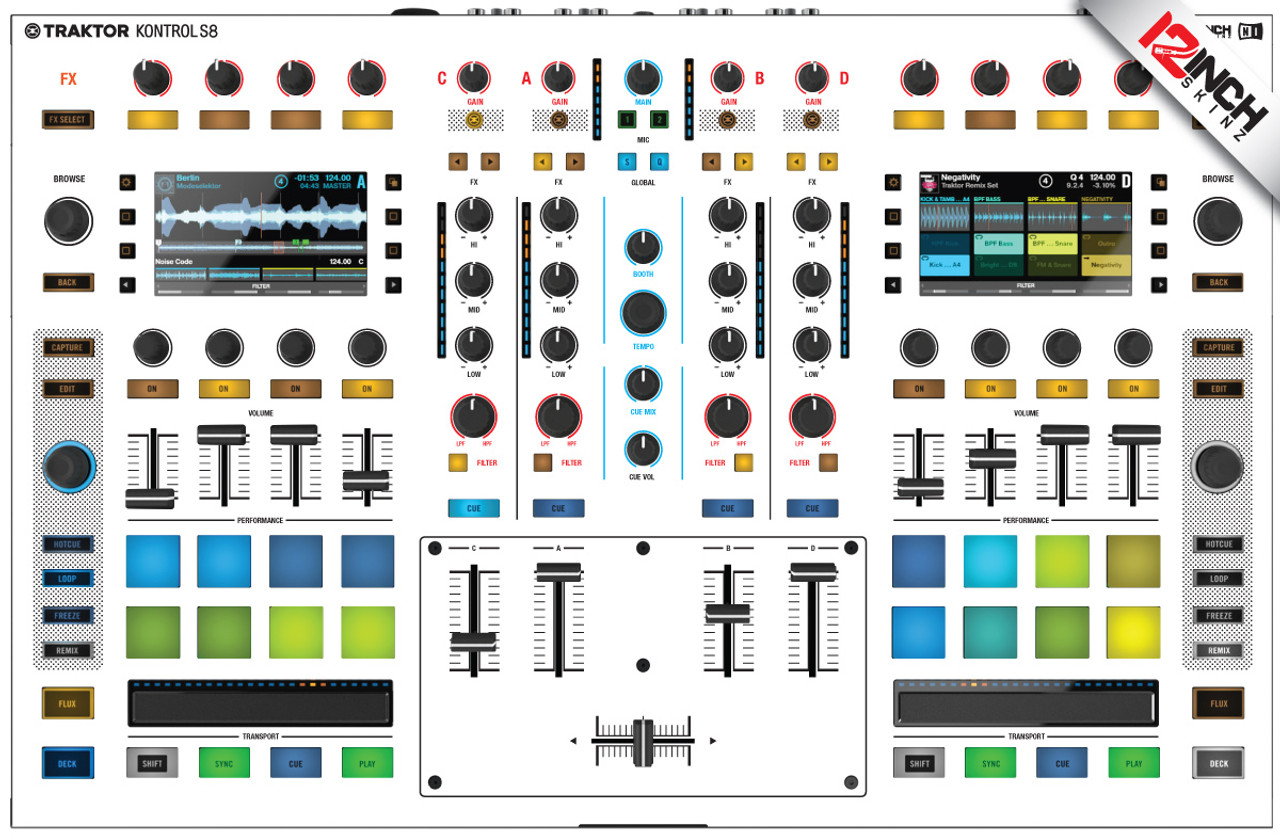 純正販促■□■TRAKTOR CONTROL S8！Native Instrumentsフラッグシップモデル!Traktor pro対応PCDJ コントローラー！■□■ DJコントローラー