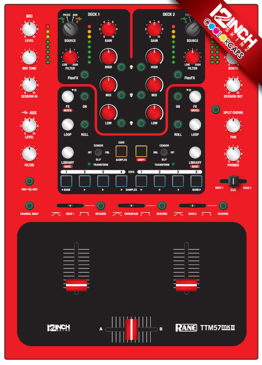 Rane TTM57MK2 Caps & Magnetic Skinz Kit- Colors