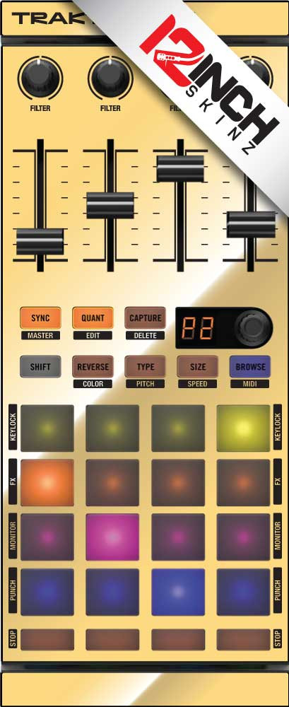 Native Instruments Kontrol F1 Skinz - Metallics - 12inchSkinz