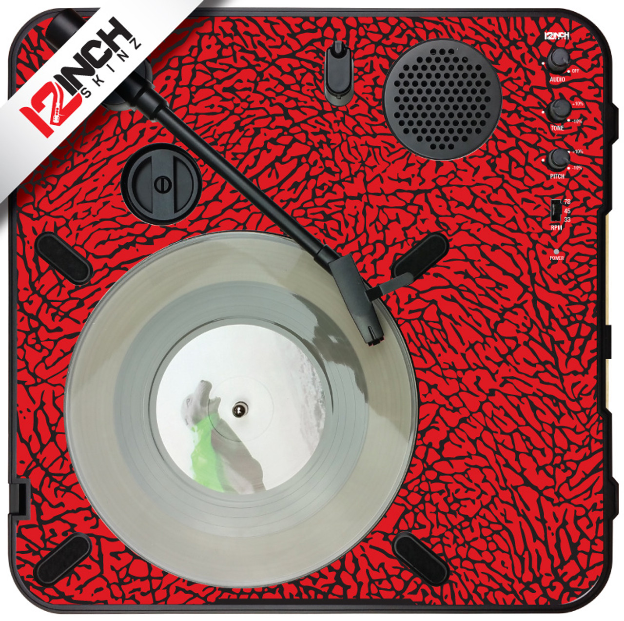 Numark PT-01 Turntable Skinz - Dunk Colors - 12inchSkinz