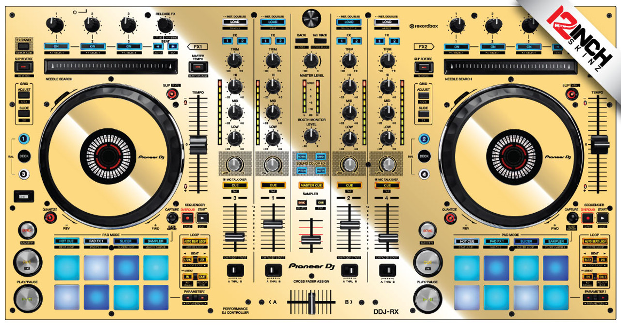 Pioneer DDJ-RX Skinz - Metallics - 12inchSkinz