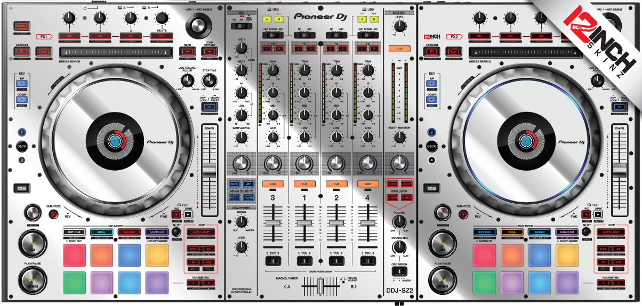 Pioneer DDJ-SZ2 Skinz - Metallics - 12inchSkinz