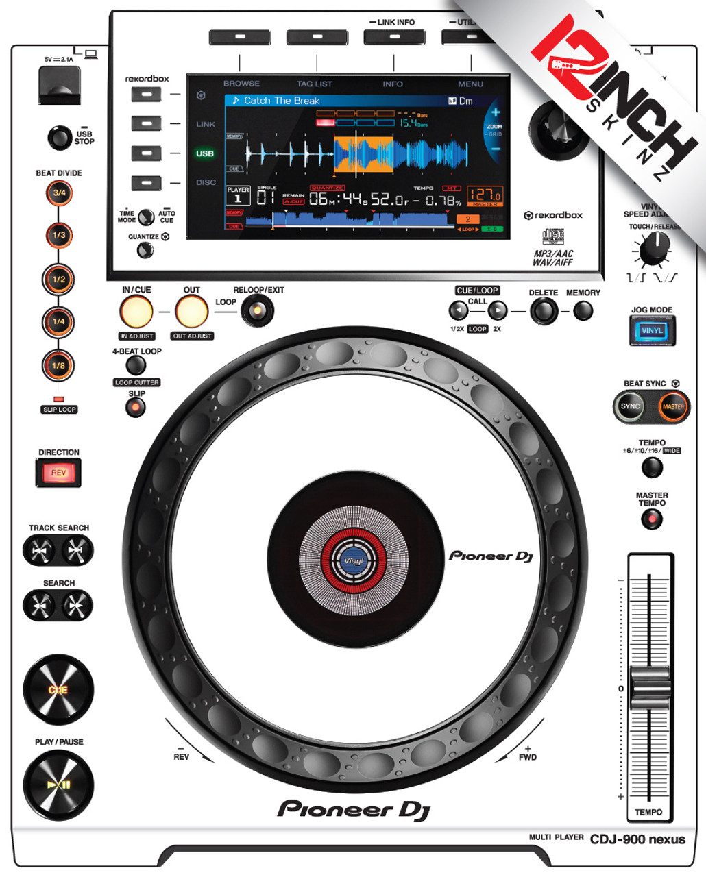 Pioneer CDJ-900nexus Skinz (PAIR) - COLORS