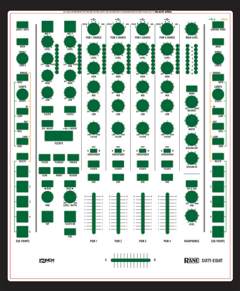 Rane Sixty-Eight Skinz - Custom - 12inchSkinz