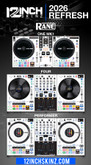 Refreshed 2026 graphics and text for the Rane ONE MK1, FOUR and PERFORMER skinz.