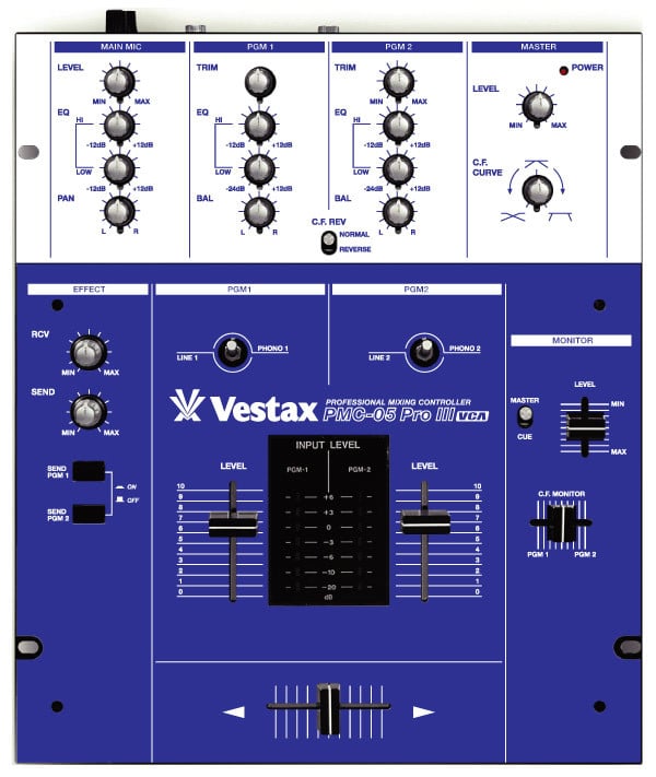 Vestax PMC05 Pro III - Blue