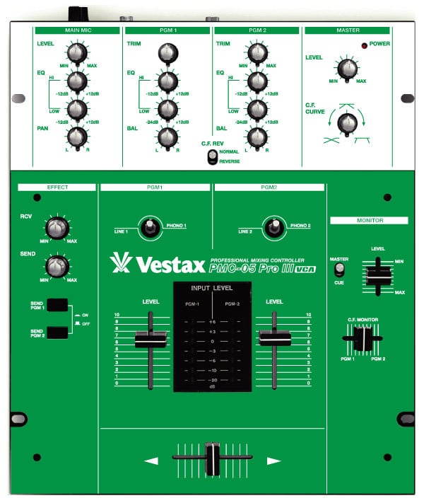 Vestax PMC05 Pro III - Green