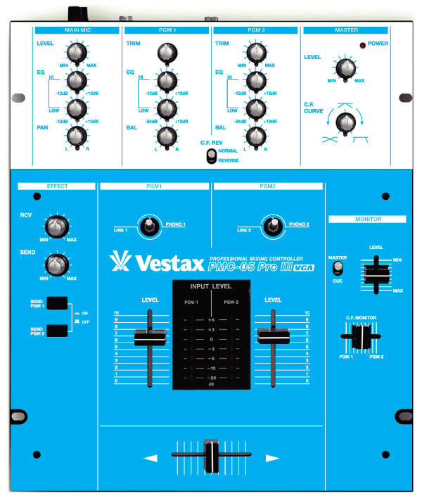 Vestax PMC05 Pro III - Lite Blue