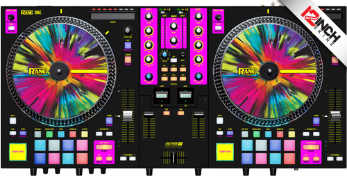 Rane One Skinz & Radial Control Discs Combo- Fluorescent (GLOW