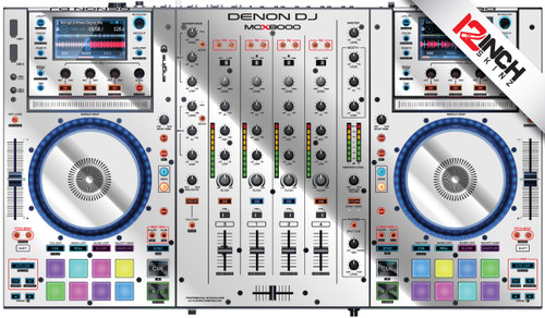 Denon MC8000 Skinz - Metallics